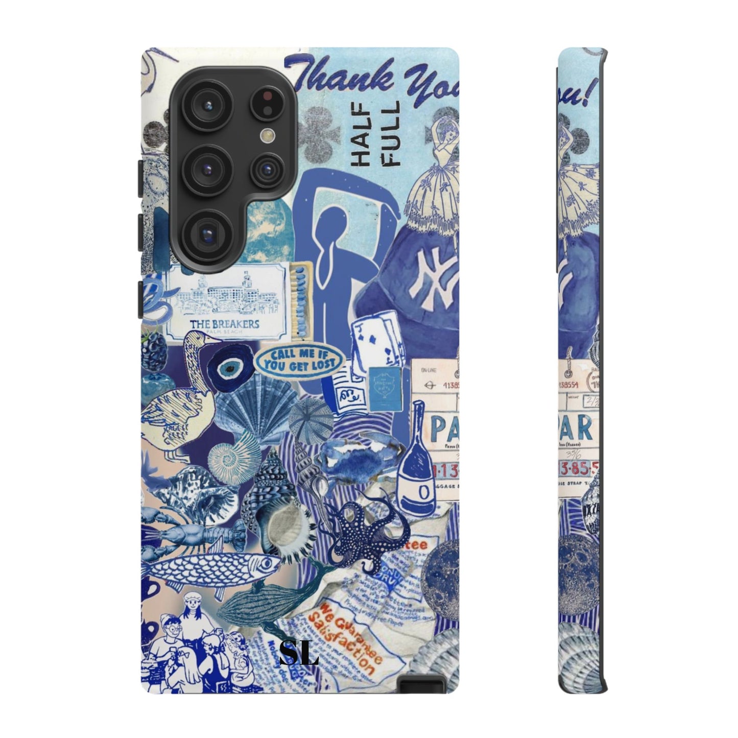 Blue Collage Samsung Case