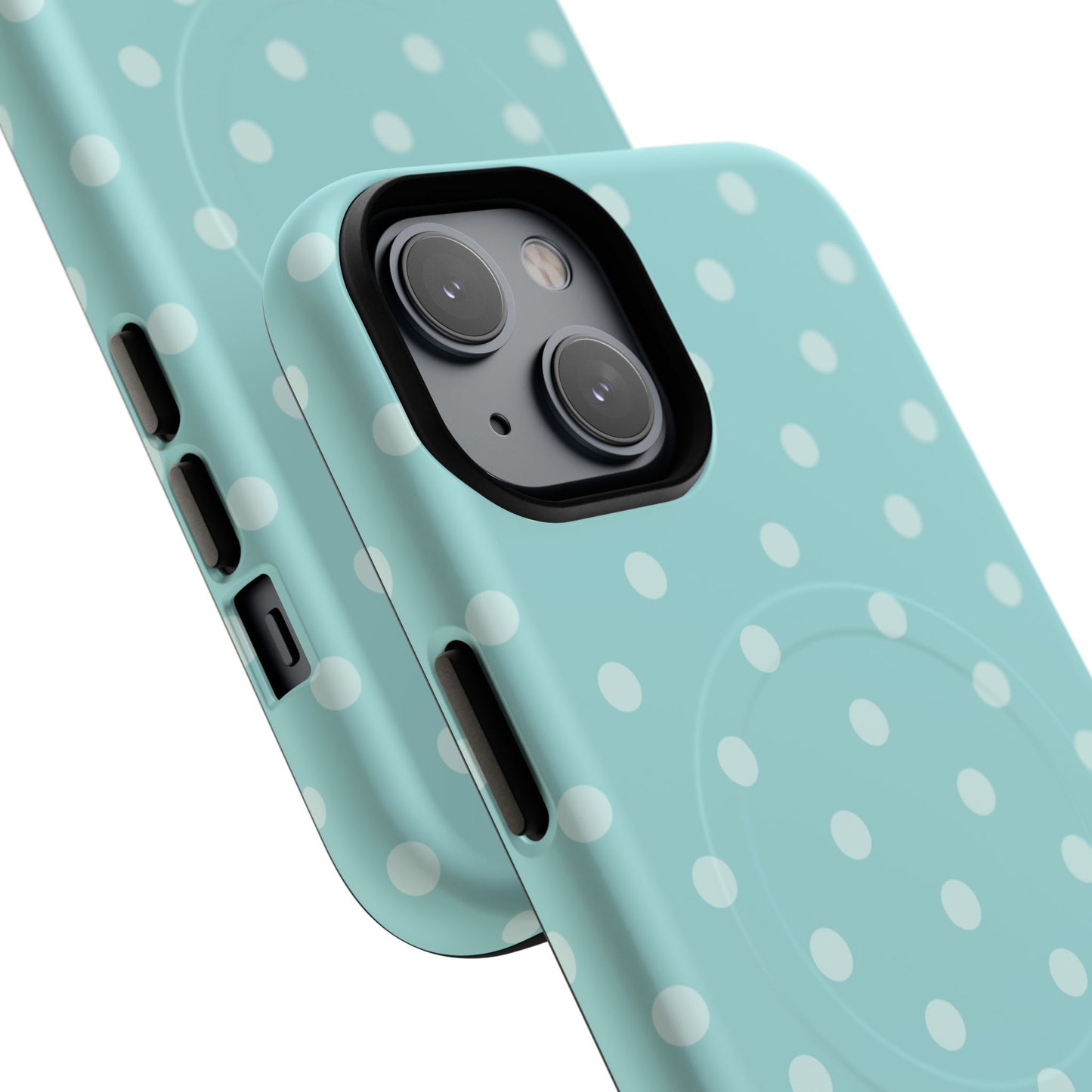 Teal Polka Dot MagSafe Case
