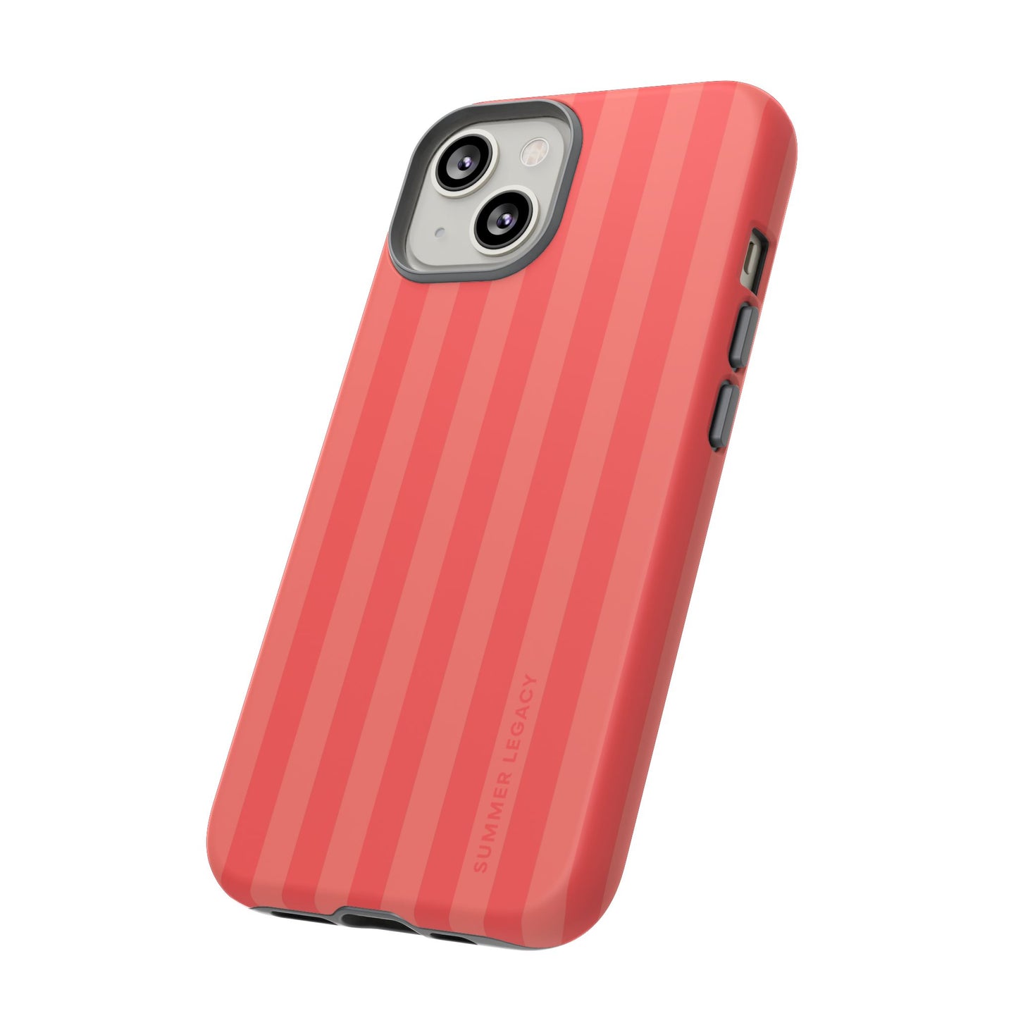 Coral Stripe iPhone Case
