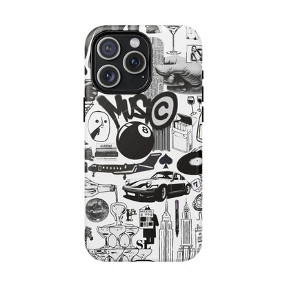 Black and White MagSafe Case