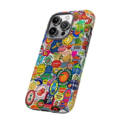 Fruit Stickers iPhone Case