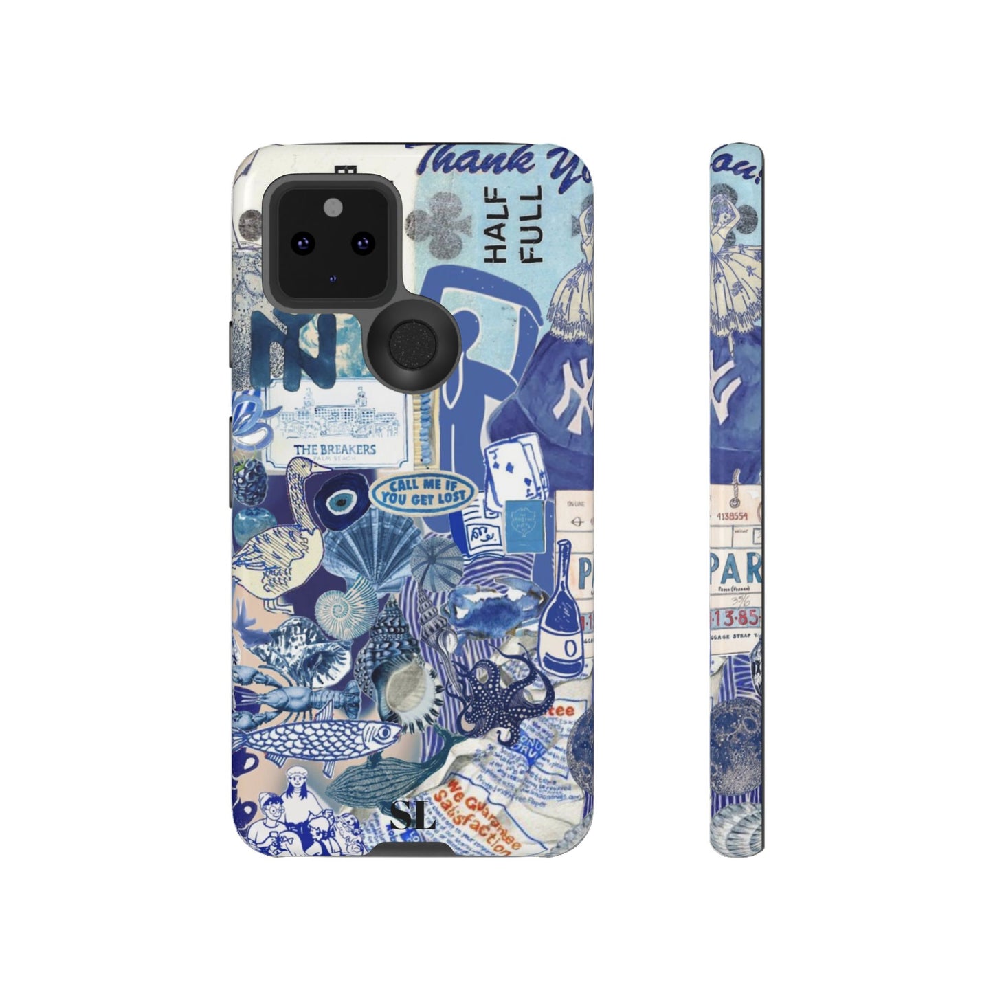 Blue Collage Google Pixel Case