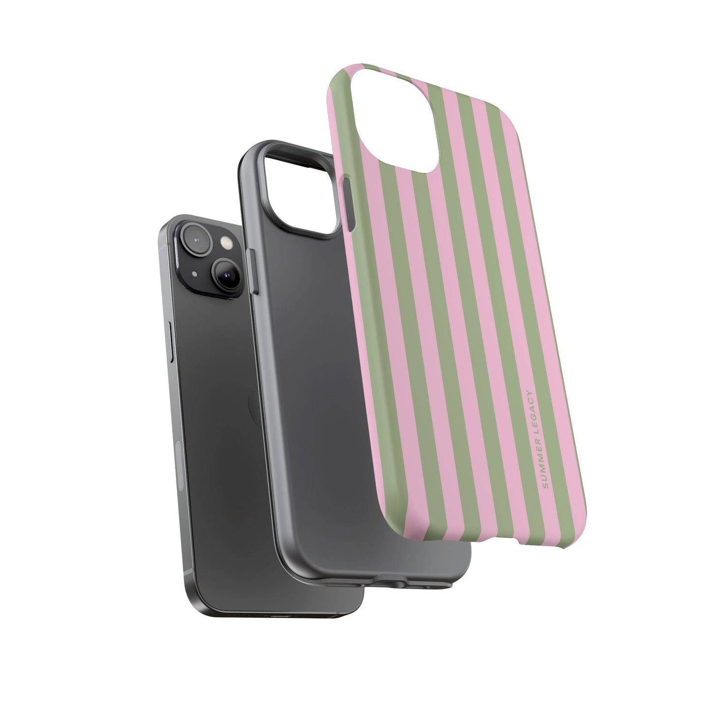 Guava Stripe iPhone Case