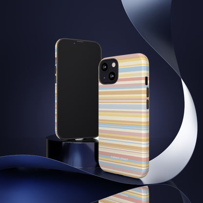 Lychee Multi-stripe iPhone Case