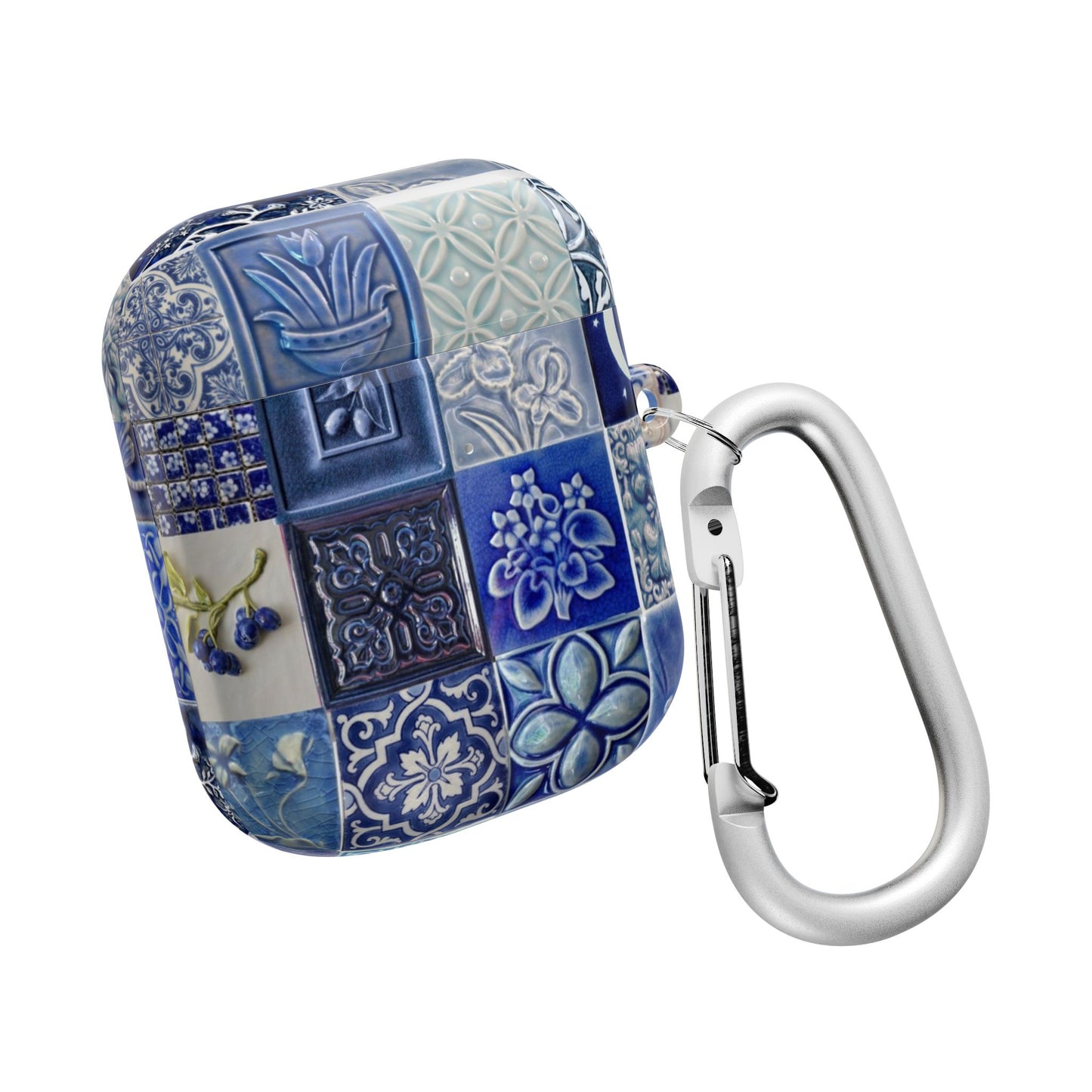 Midnight Mosaic Tiles AirPod Case