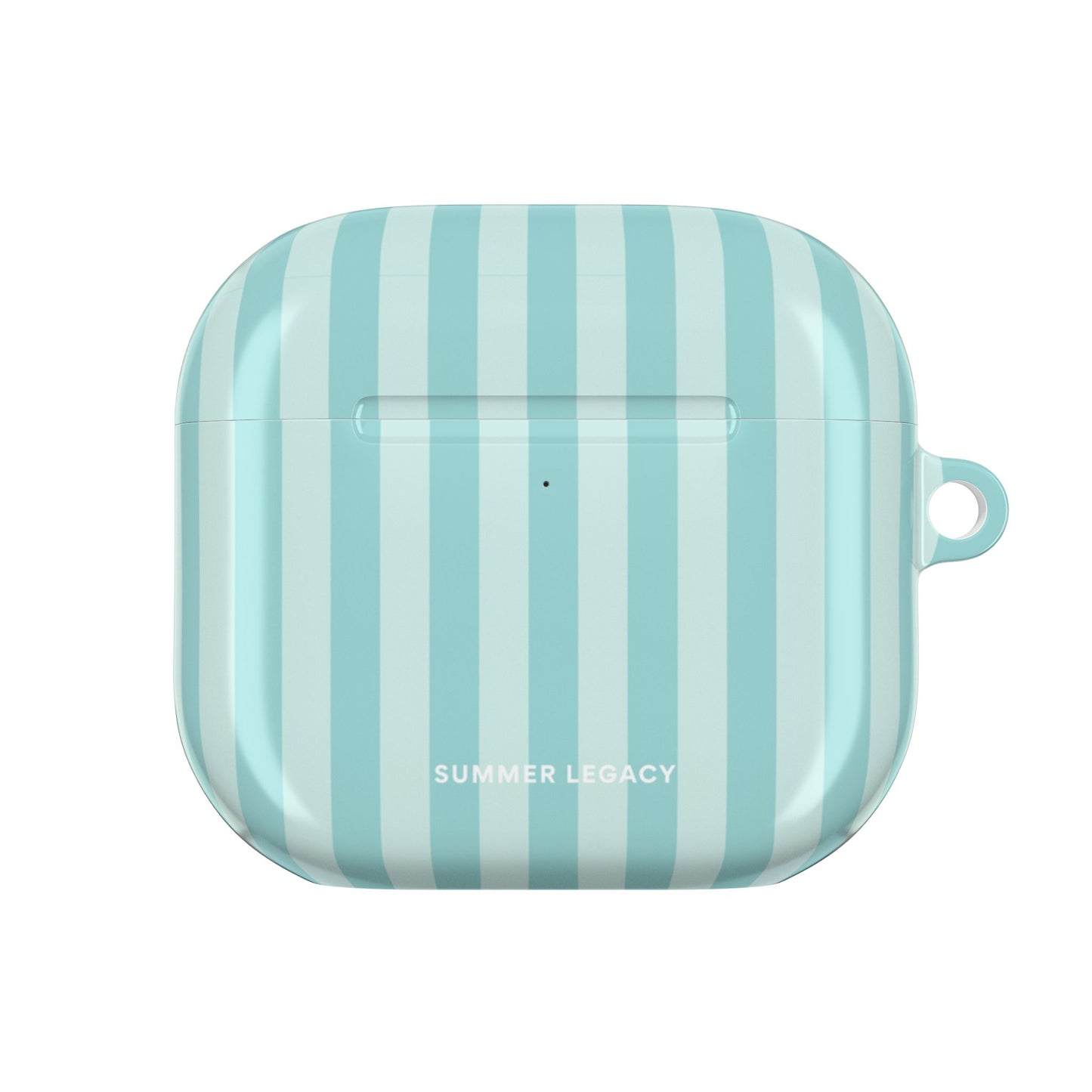 Teal Stripe AirPod Case