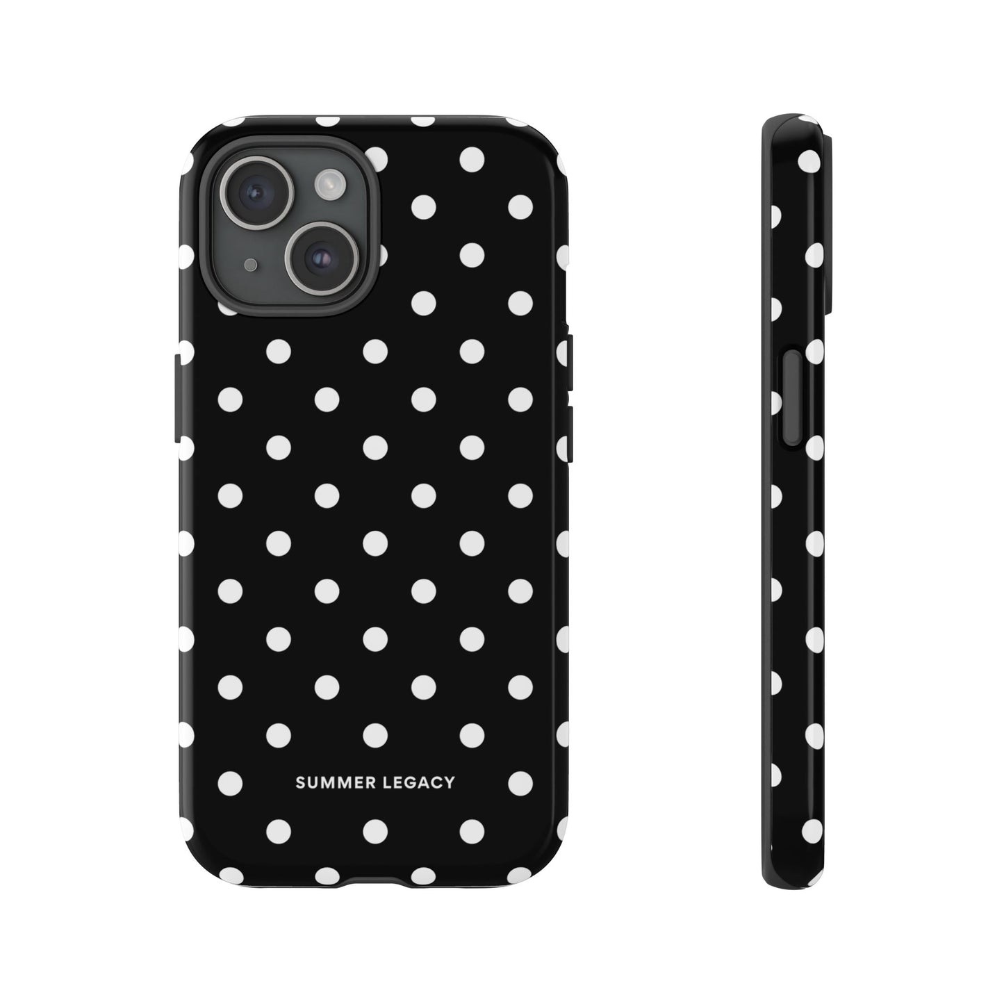 Ebony Polka Dot iPhone Case