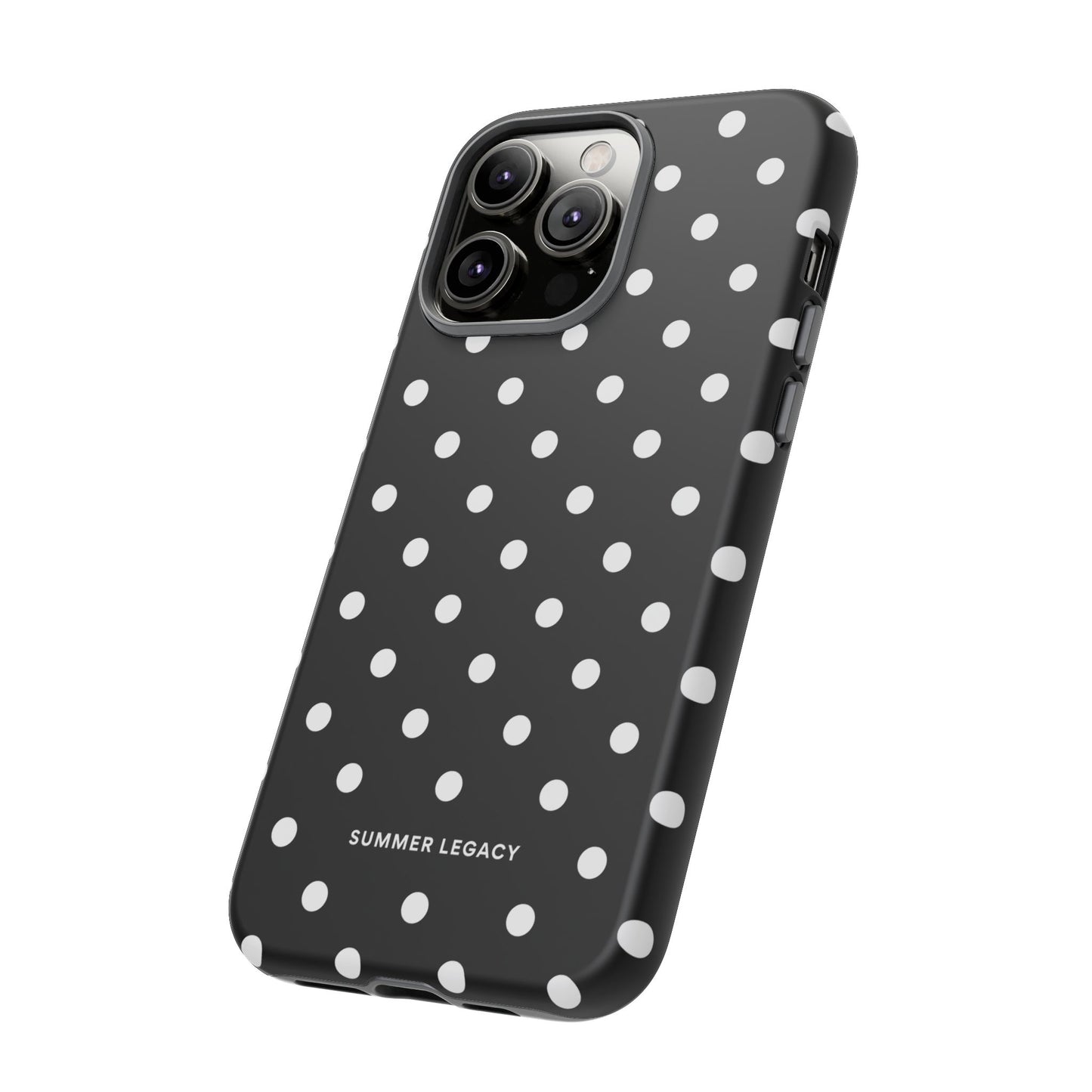 Ebony Polka Dot iPhone Case