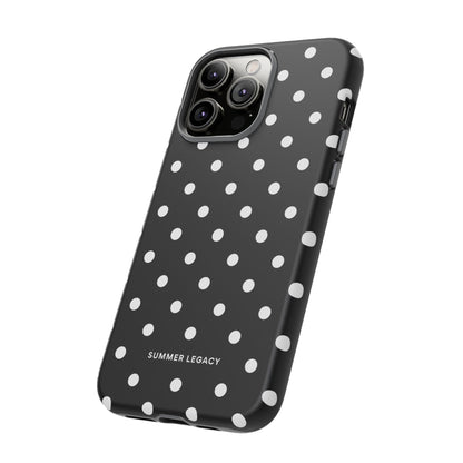 Ebony Polka Dot iPhone Case