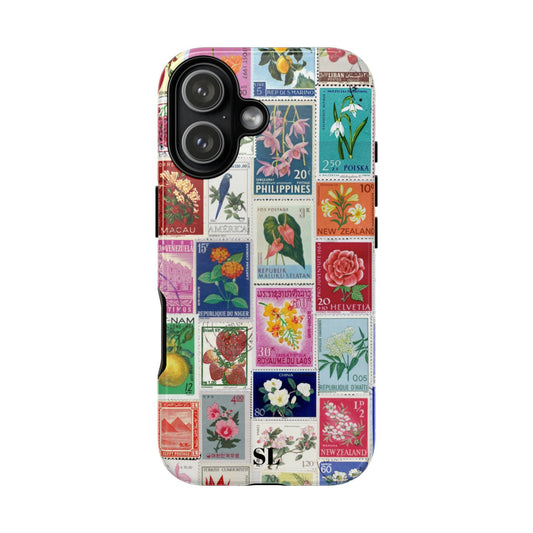 Postcard Stamps iPhone Case