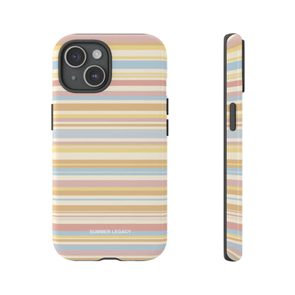 Lychee Multi-stripe iPhone Case