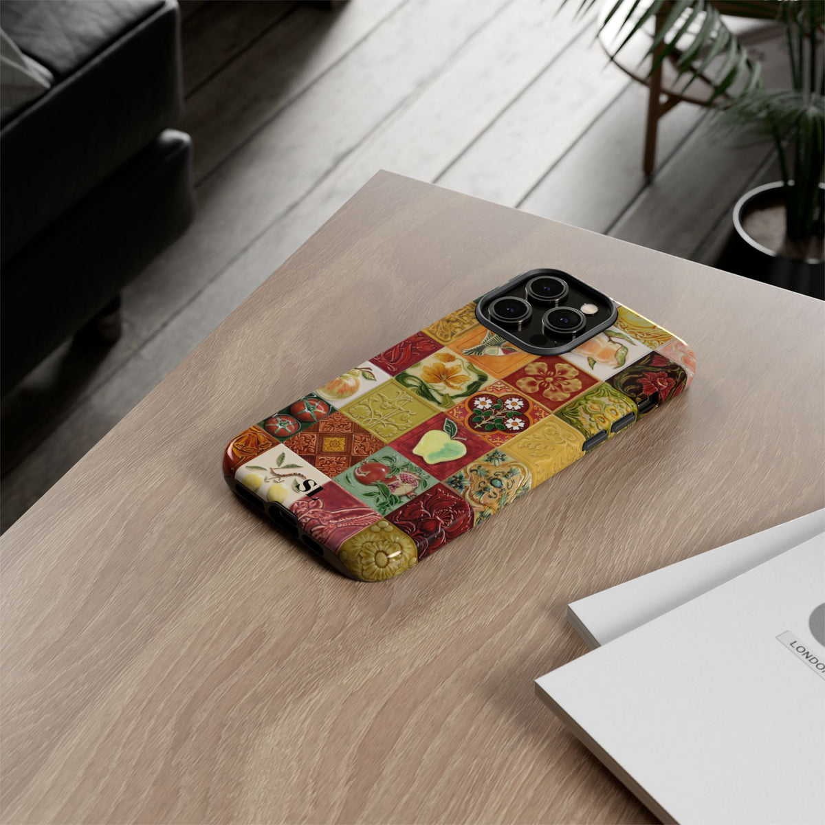 Orchard Mosaic Tiles iPhone Case