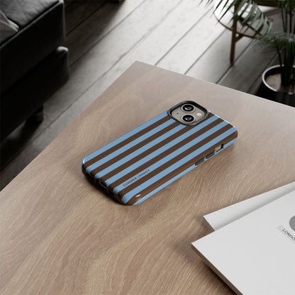 Mocha Stripe iPhone Case