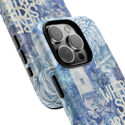 Blue Horizon iPhone Case