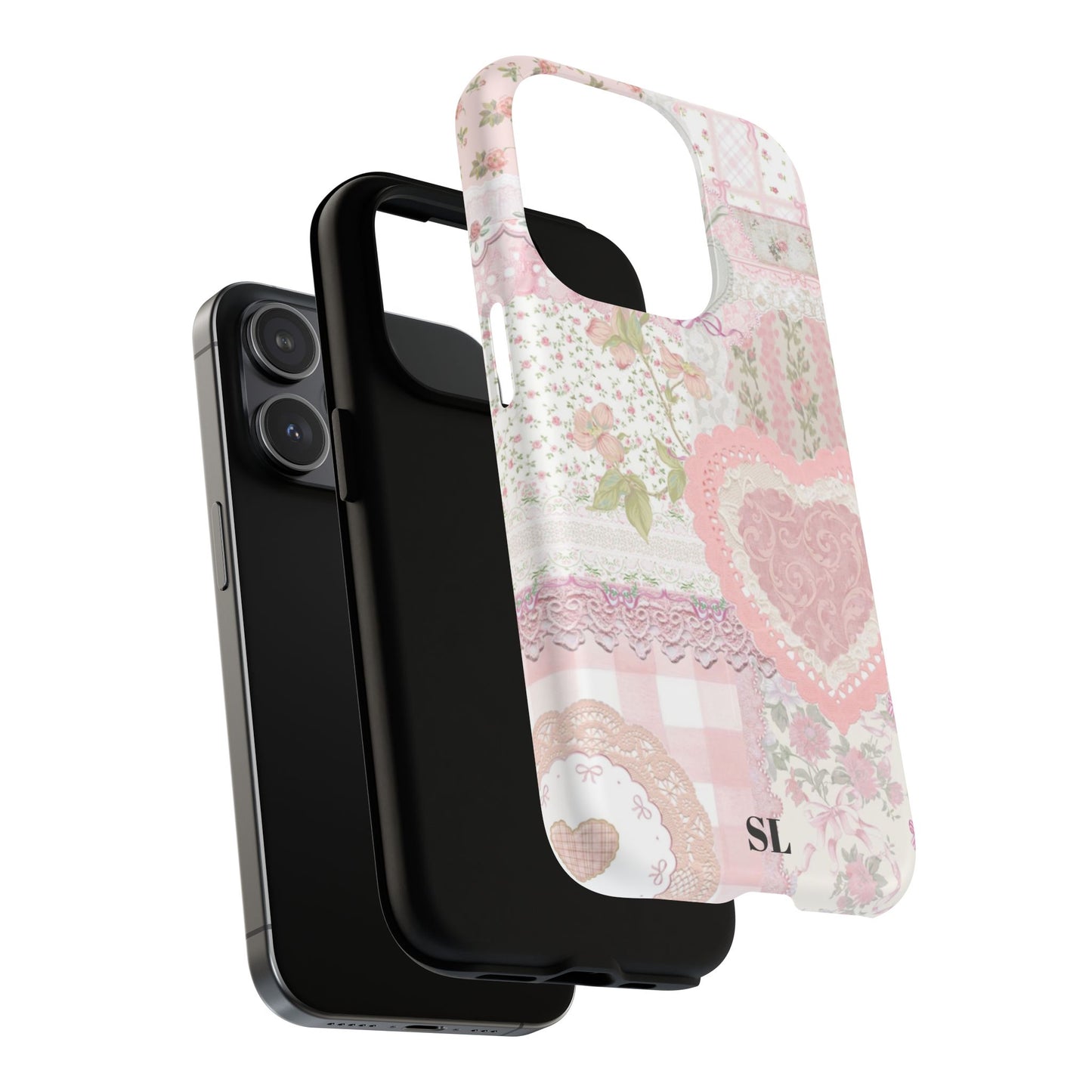 Blushing Floral Patchwork MagSafe Case