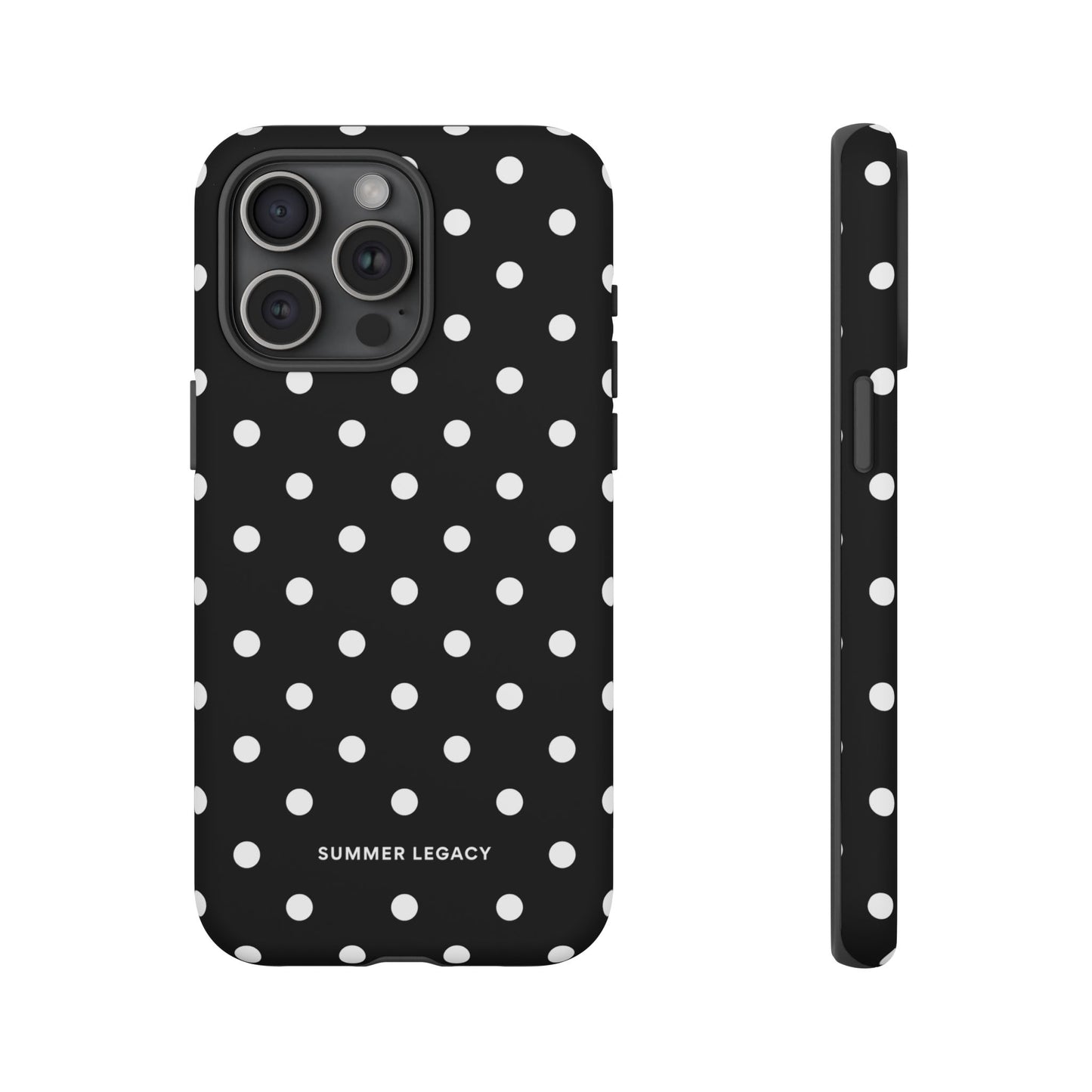 Ebony Polka Dot iPhone Case