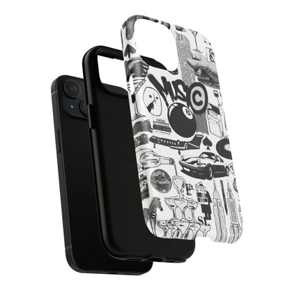 Black and White MagSafe Case