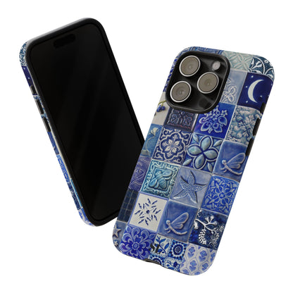 Midnight Mosaic Tiles iPhone Case