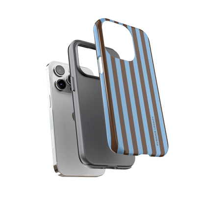 Mocha Stripe iPhone Case