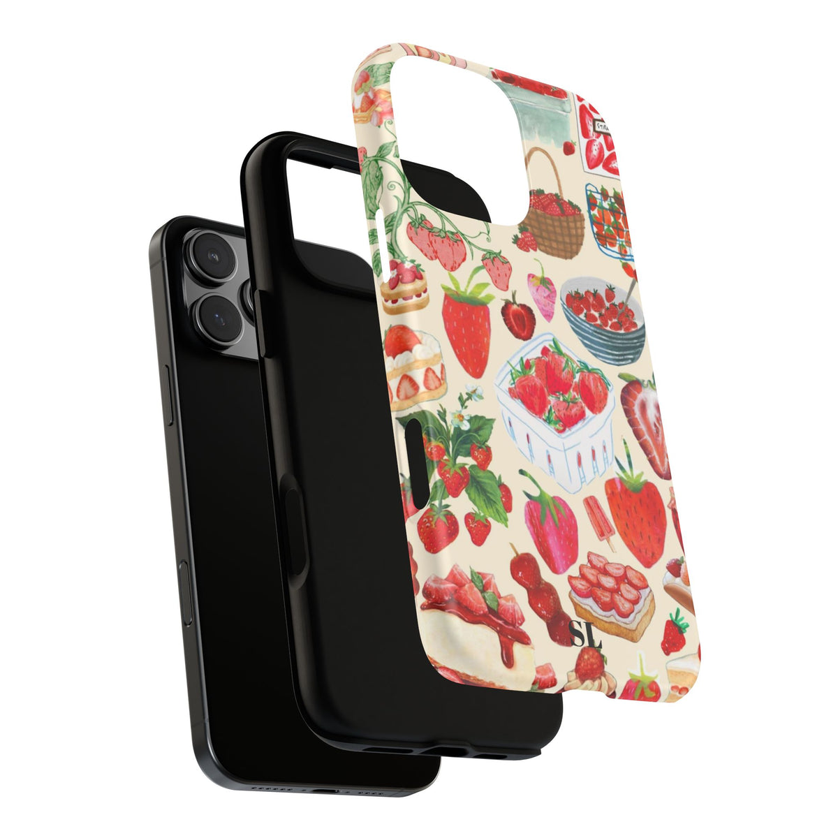 Strawberry Collage iPhone Case