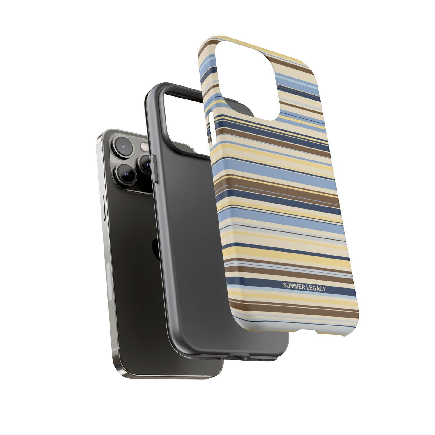 Coconut Multi-stripe iPhone Case