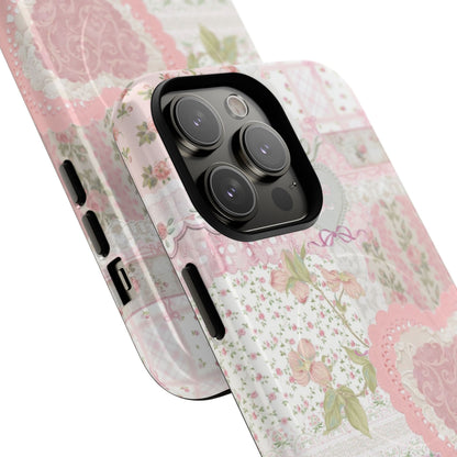 Blushing Floral Patchwork MagSafe Case