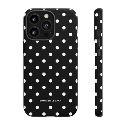 Ebony Polka Dot iPhone Case