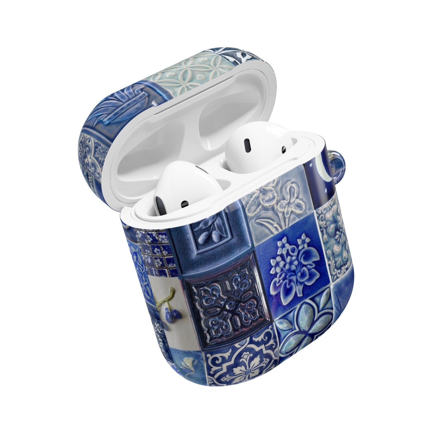 Midnight Mosaic Tiles AirPod Case