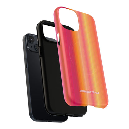 Amber Glow Ombre Stripe MagSafe Case