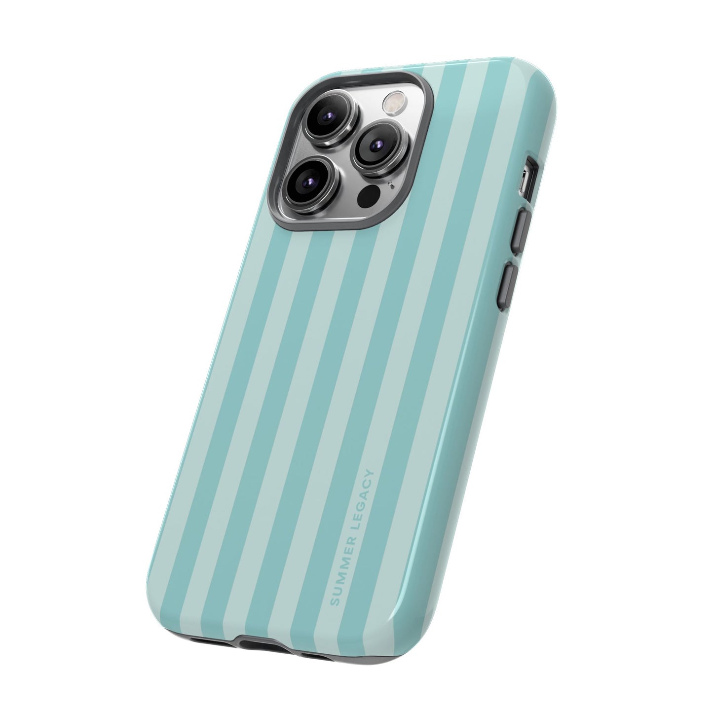 Teal Stripe iPhone Case