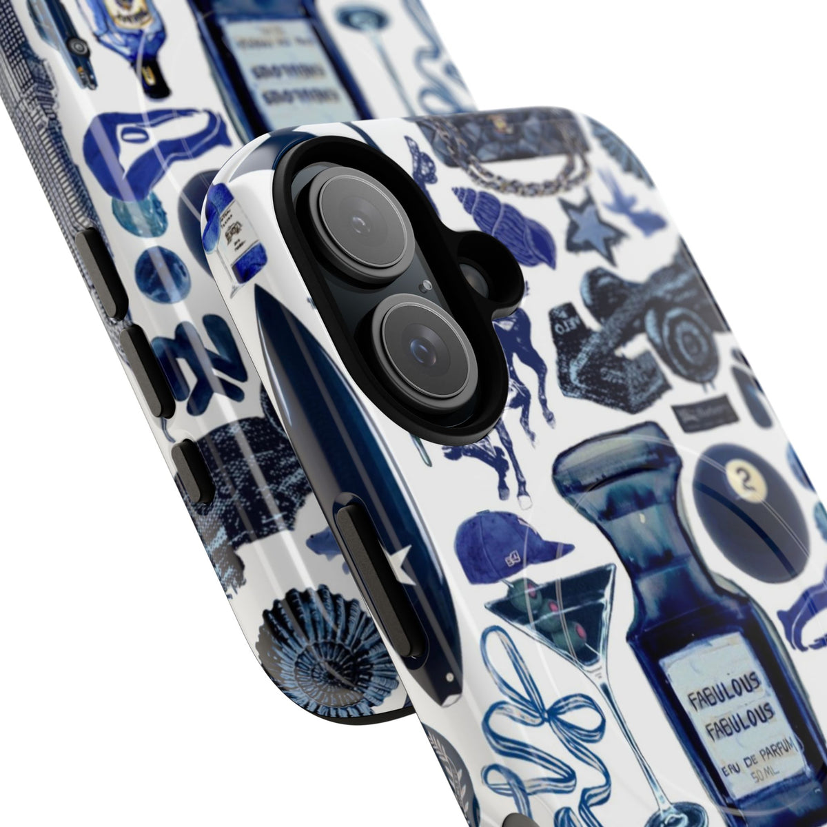 Navy Blue Collage MagSafe Case