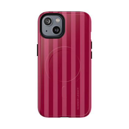 Berry Stripe MagSafe Case