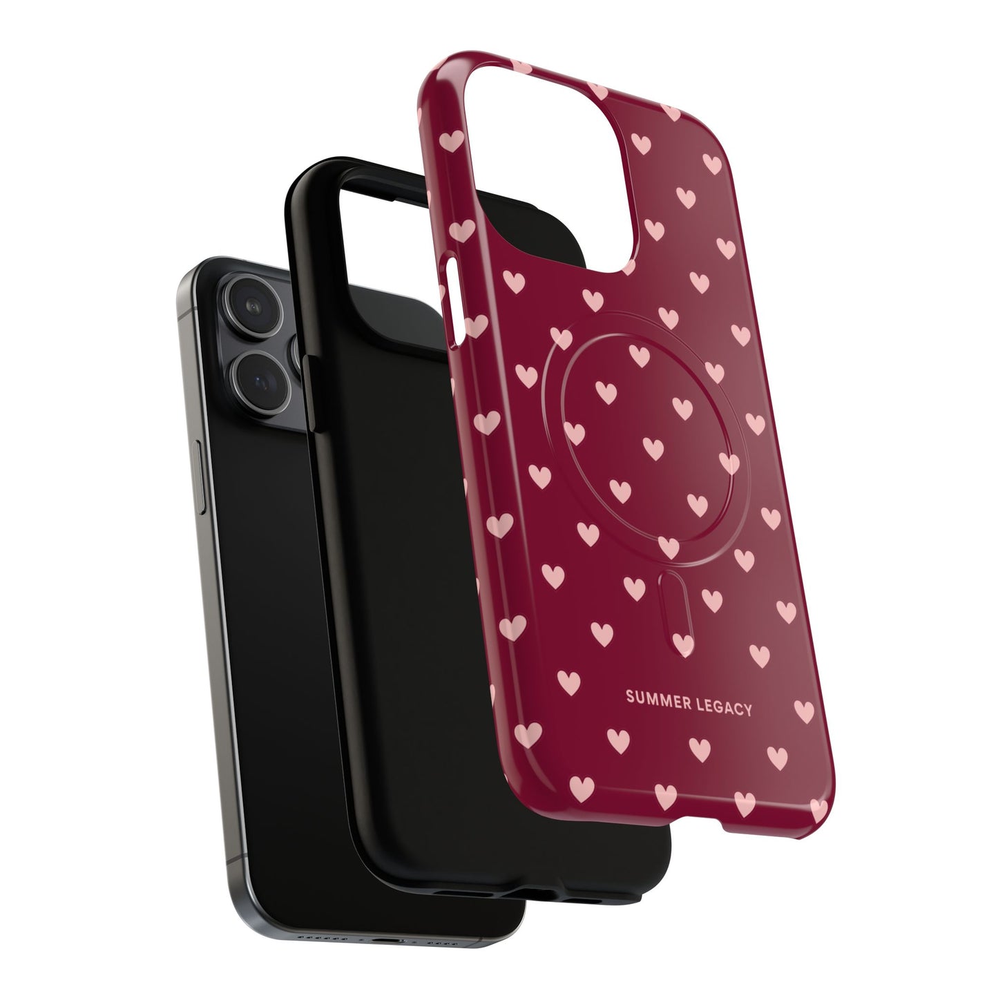 Berry Hearts MagSafe Case