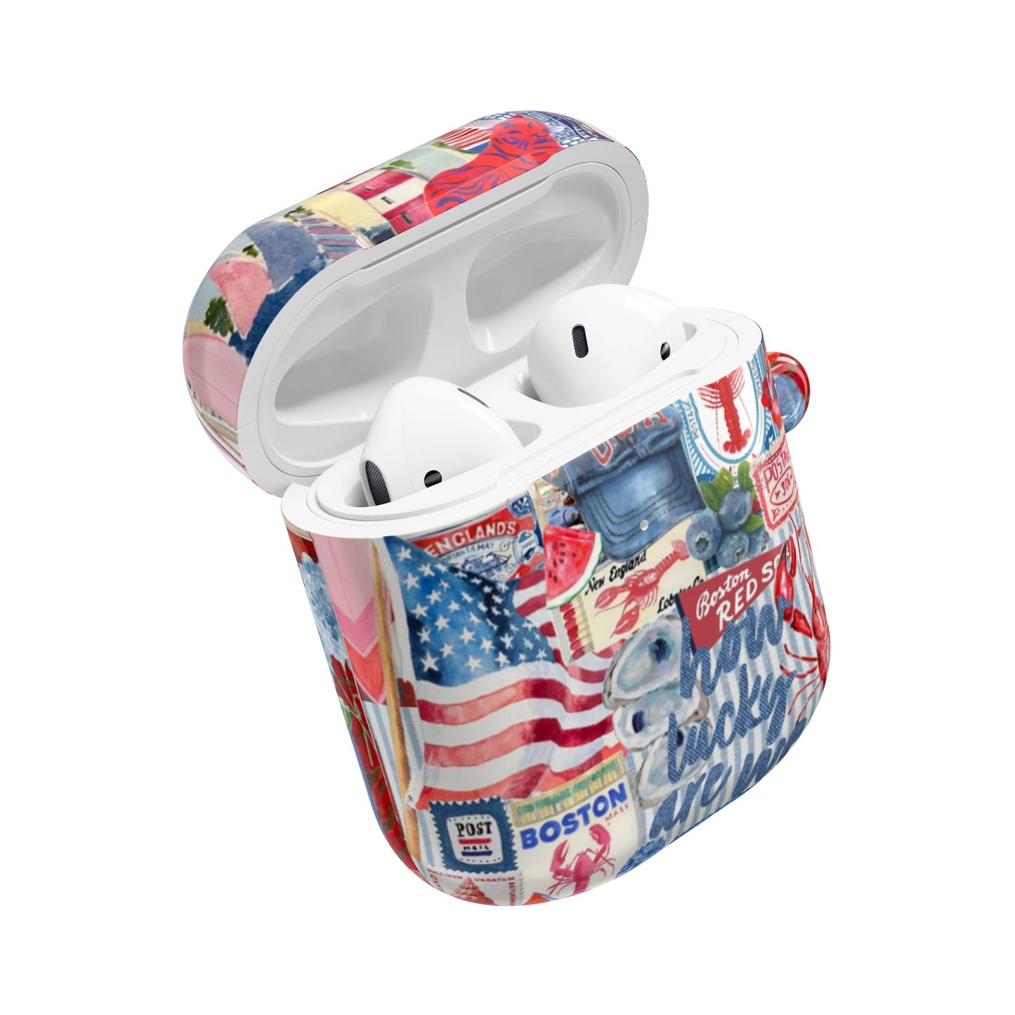 Red, White & Blue AirPod Case