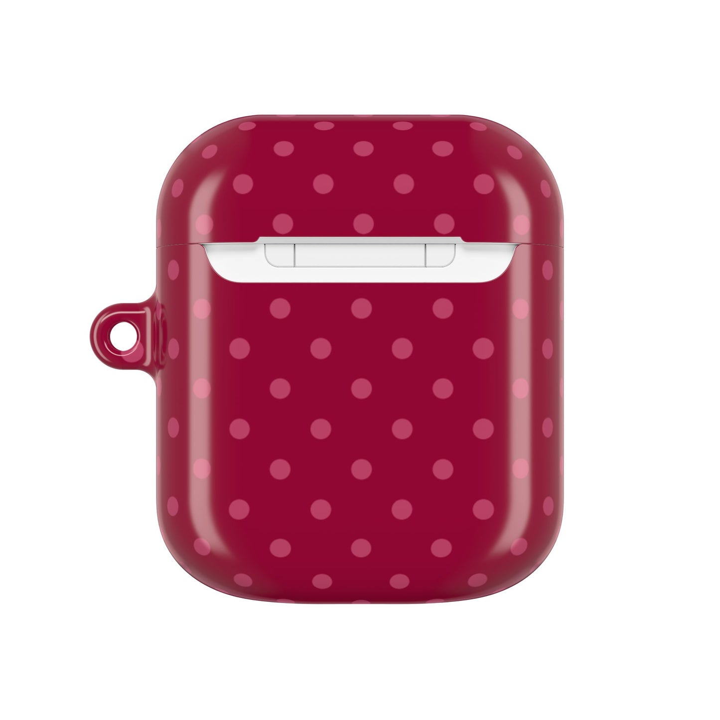 Berry Polka Dot AirPod Case