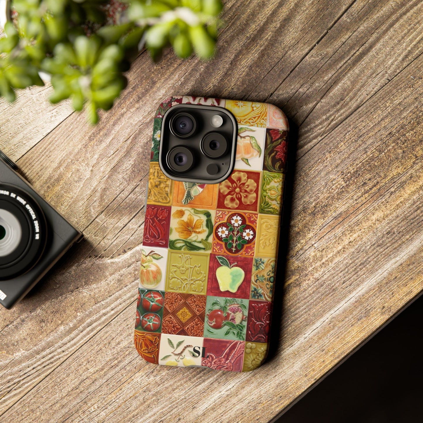 Orchard Mosaic Tiles iPhone Case