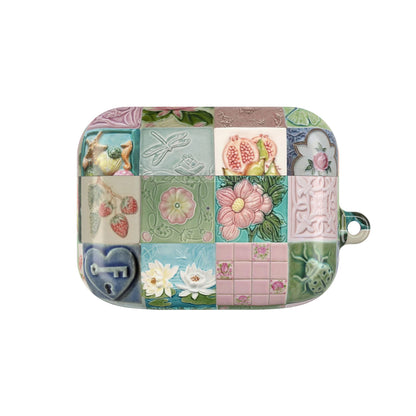 Garden Mosaic Tiles AirPod Case