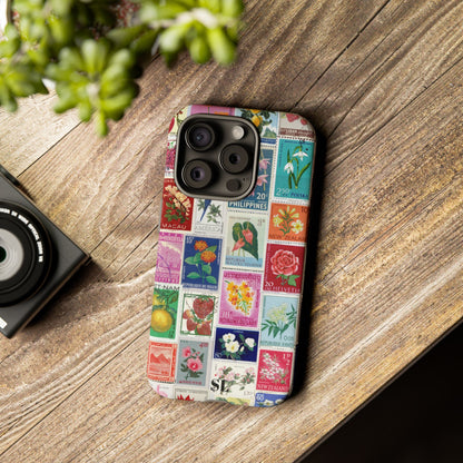 Postcard Stamps iPhone Case