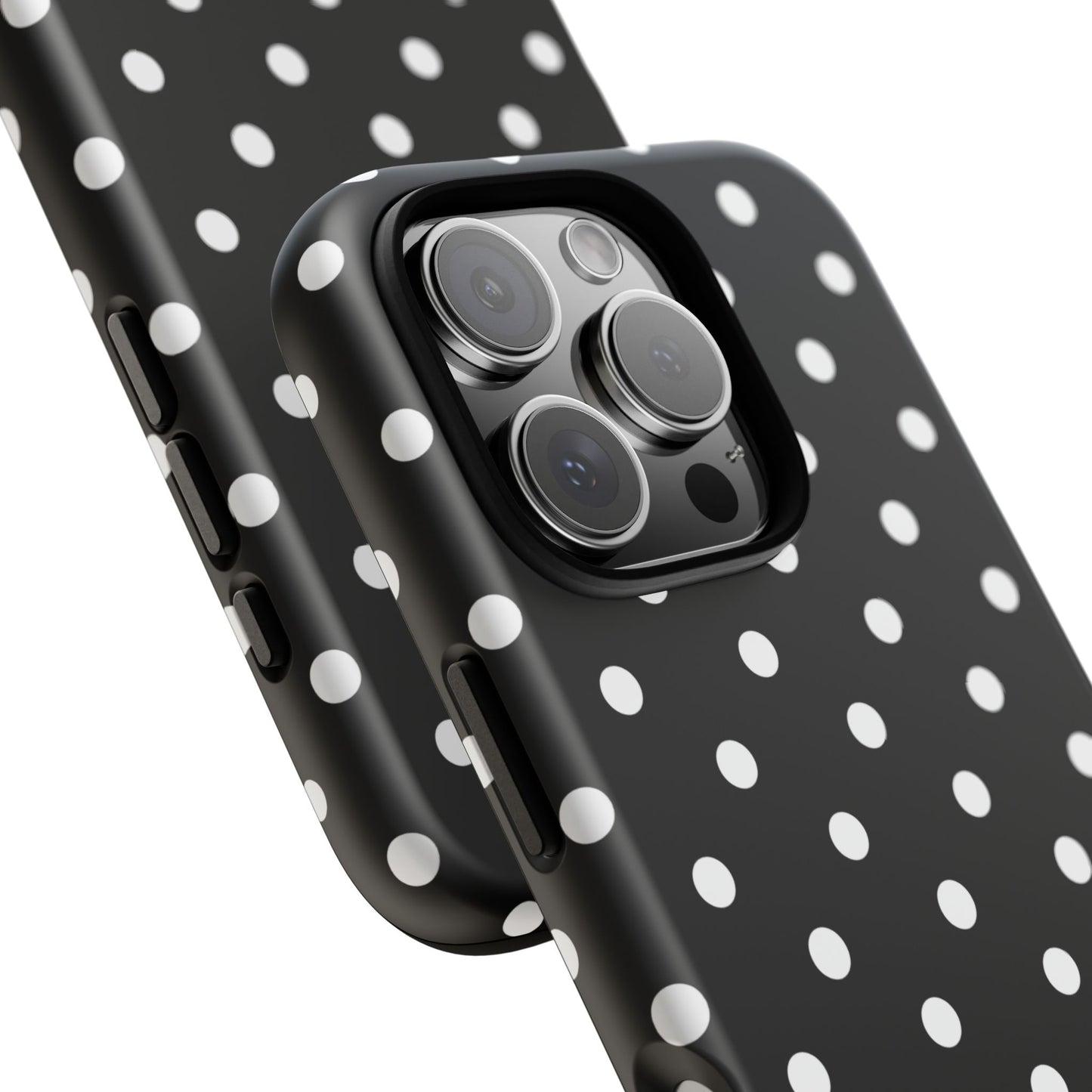 Ebony Polka Dot iPhone Case