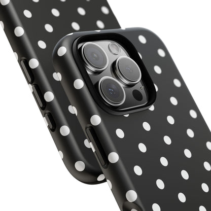 Ebony Polka Dot iPhone Case