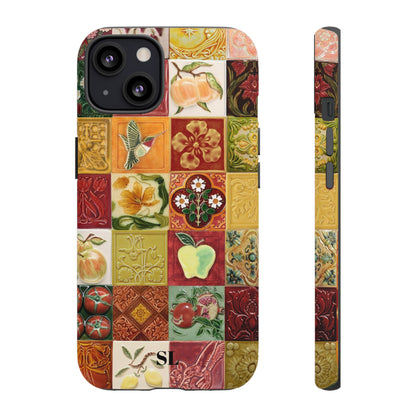 Orchard Mosaic Tiles iPhone Case