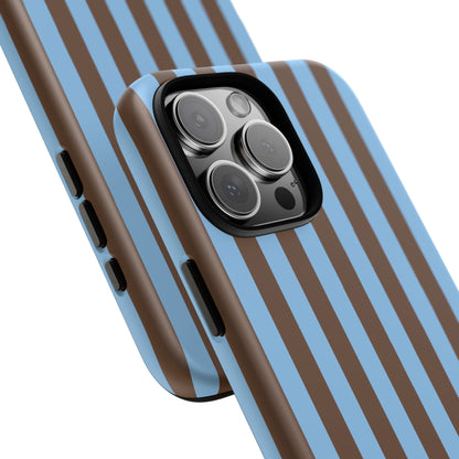 Mocha Stripe iPhone Case