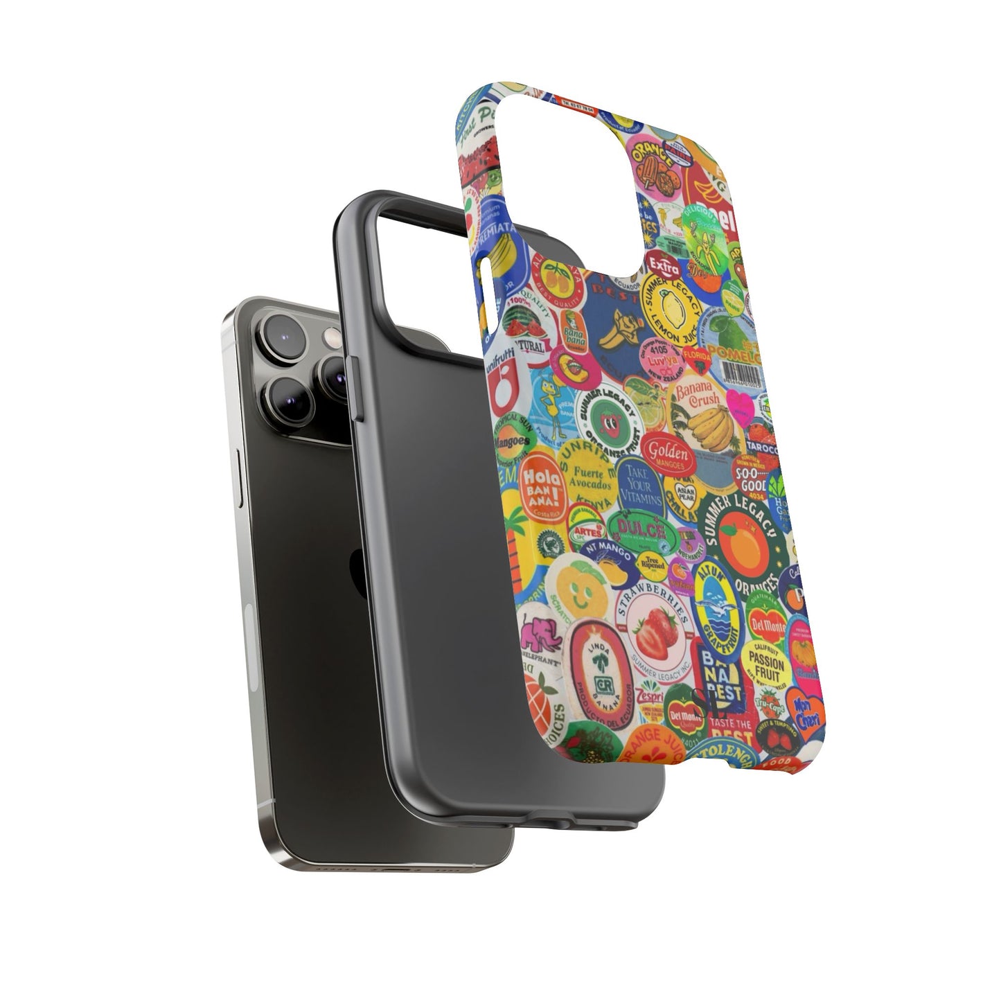 Fruit Stickers iPhone Case