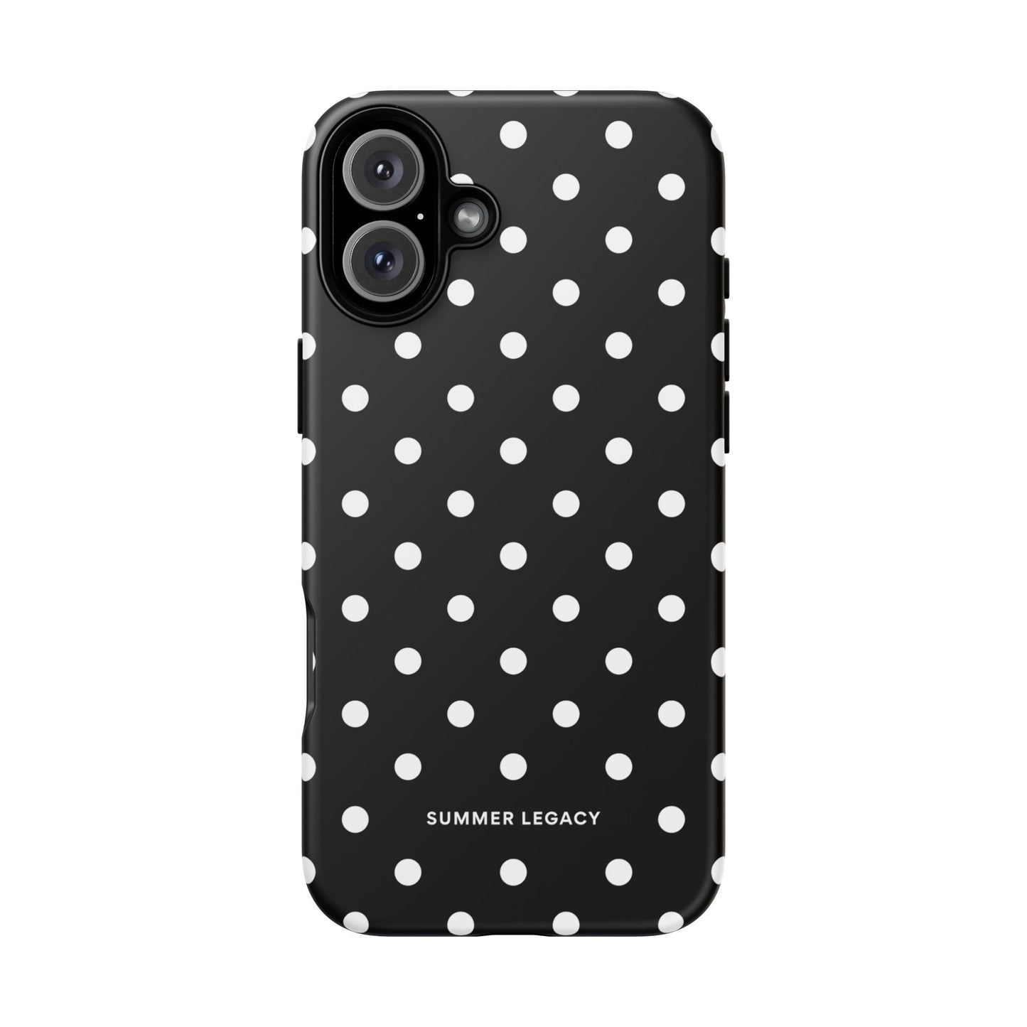 Ebony Polka Dot iPhone Case