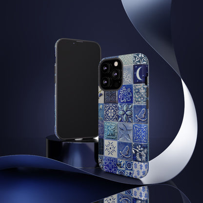 Midnight Mosaic Tiles iPhone Case