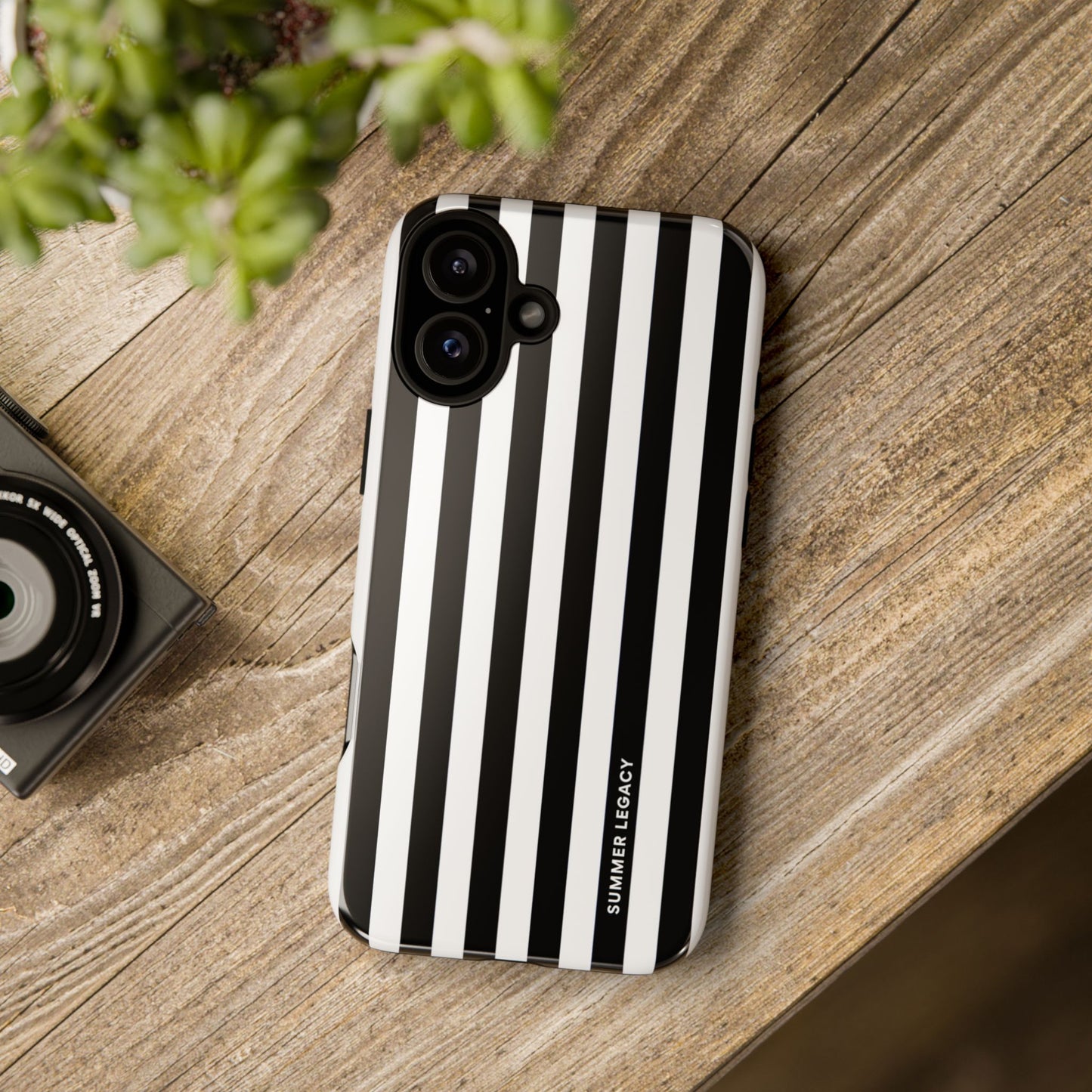 Ebony Stripe iPhone Case