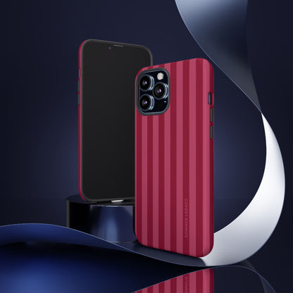 Berry Stripe iPhone Case