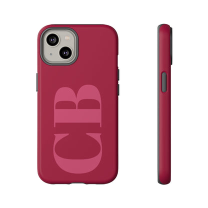 Berry Custom Initial iPhone Case