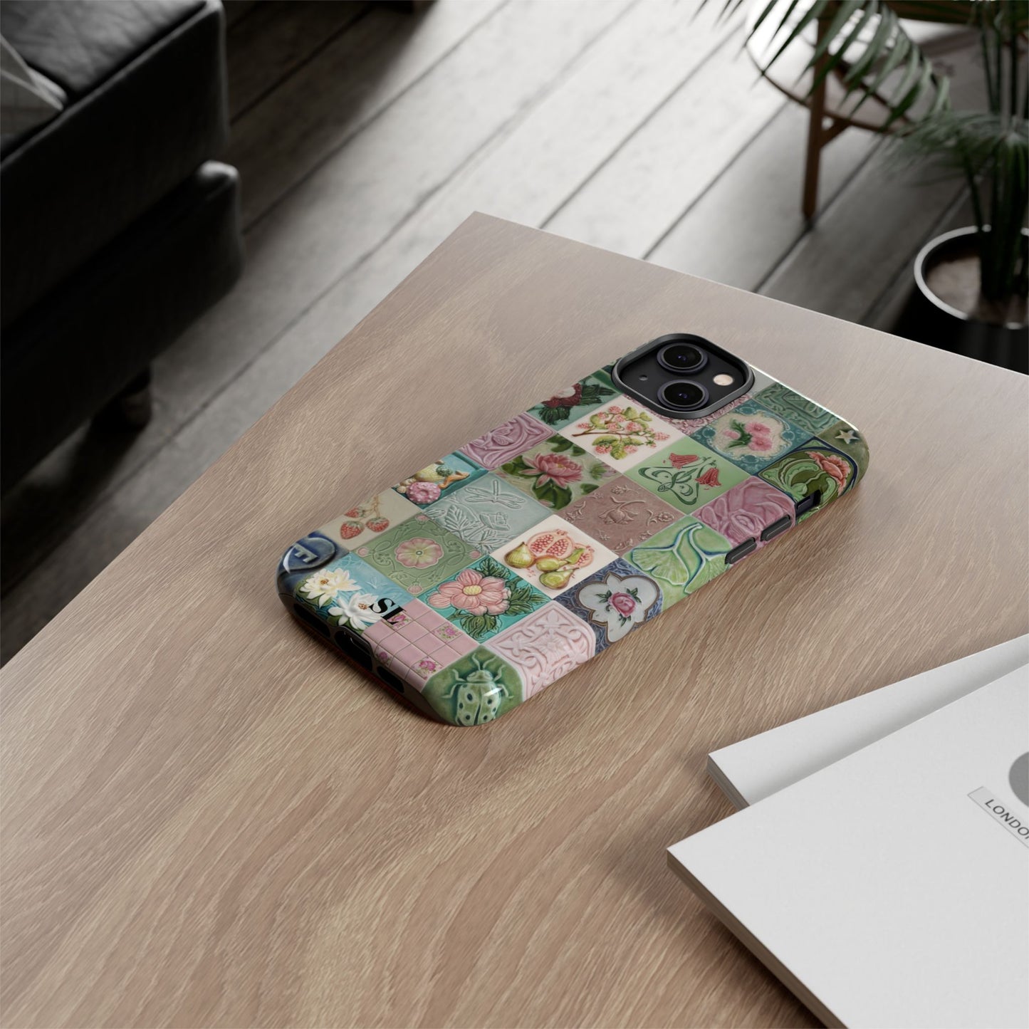 Garden Mosaic Tiles iPhone Case