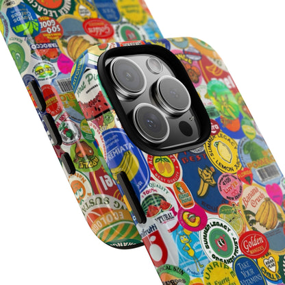 Fruit Stickers iPhone Case